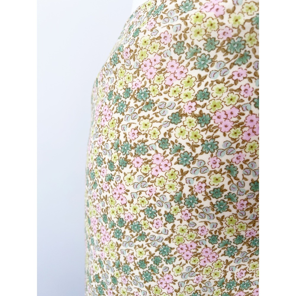 Wild‎ Fable Y2K Inspired Midi Skirt Multi Color Ditsy Floral Ruffle Hem XXL - Picture 3 of 7